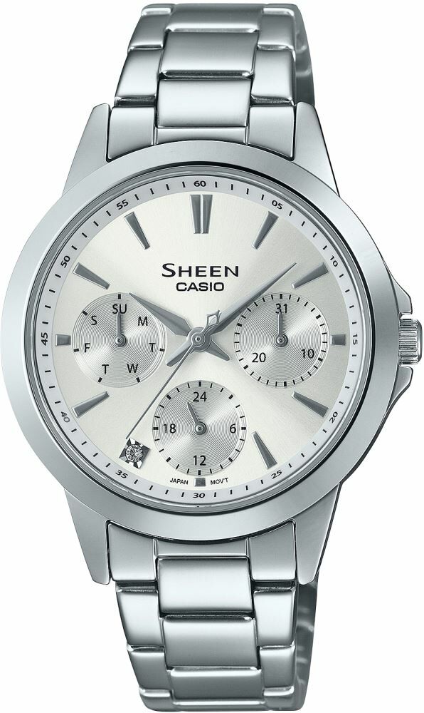 Casio She-3516D-7Audf Sheen Kadın Kol Saati