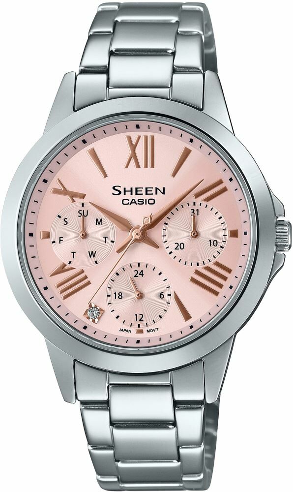 Casio She-3516D-4Audf Sheen Kadın Kol Saati