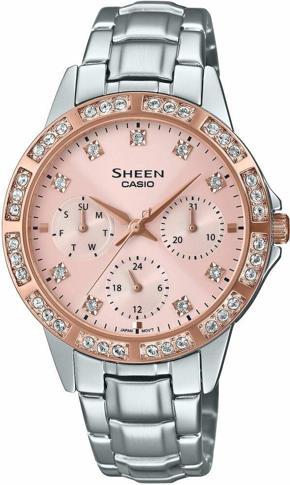 Casio She-3517Sg-4Audf Sheen Kadın Kol Saati