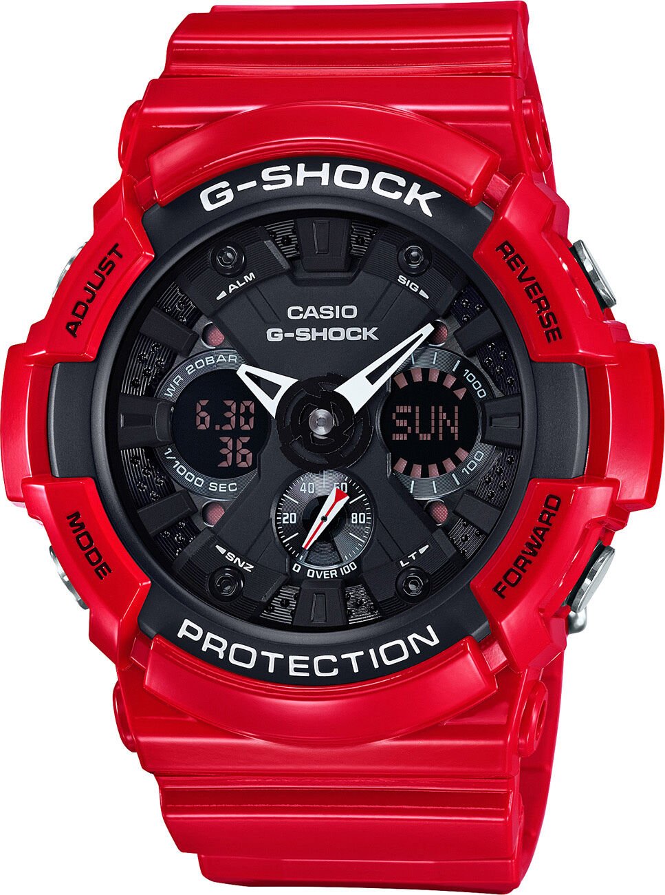 Casio Ga-201Rd-4Adr G-Shock Erkek Kol Saati