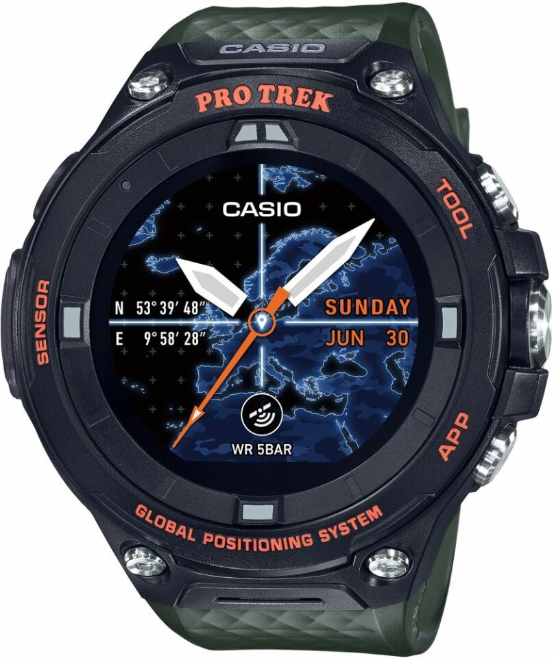 Casio Wsd-F20A-Gnbab Akıllı Erkek Kol Saati