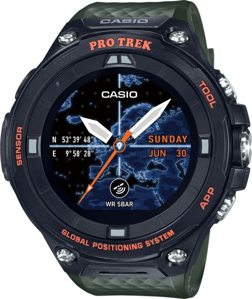 Casio WSD-F20A-GNBAD Akıllı Erkek Kol Saati