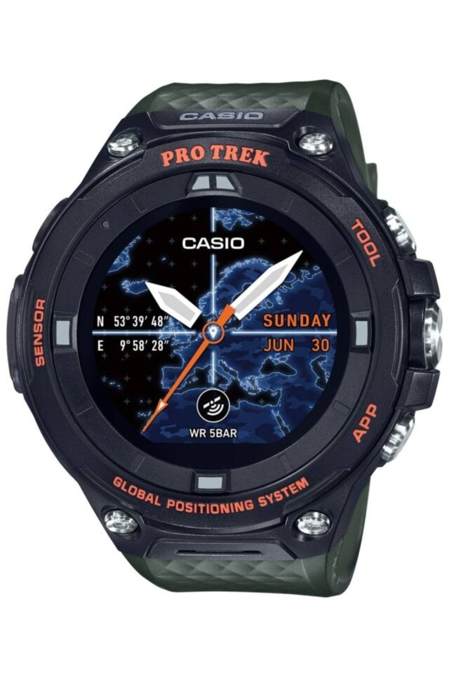 Casio WSD-F20A-GNBAD Akıllı Erkek Kol Saati