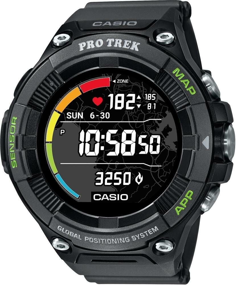 Casio Wsd-F21Hr-Bkagd Akıllı Erkek Kol Saati