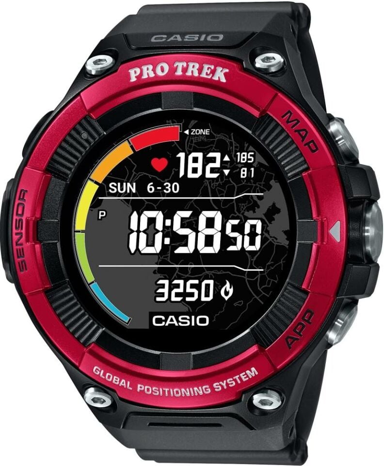 Casio Wsd-F21Hr-Rdbgd Akıllı Erkek Kol Saati