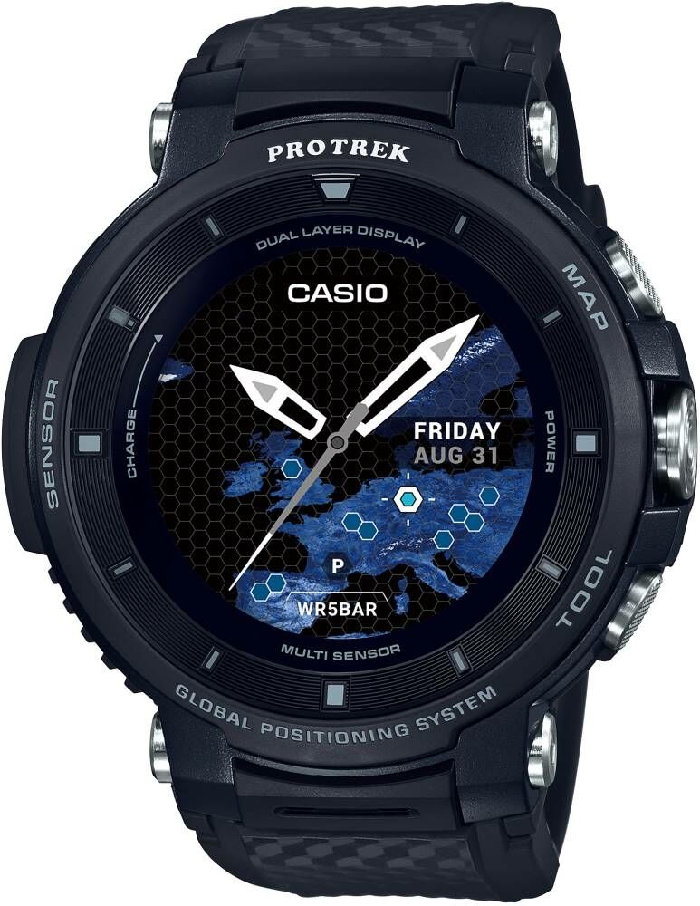 Casio Wsd-F30-Bkaad Akıllı Erkek Kol Saati