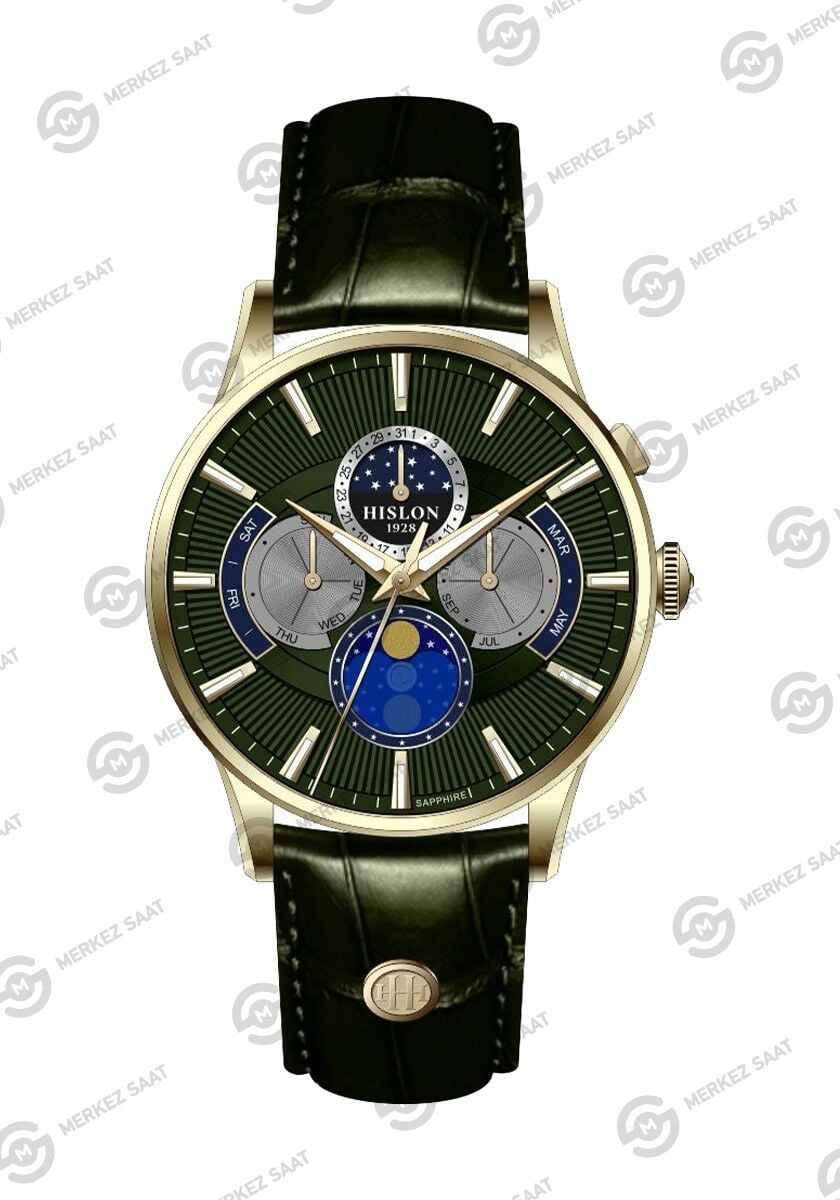 Hislon Men's Timeles's TM236G-15YG
