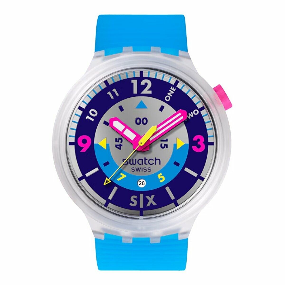 Swatch Neon Hielo Erkek Kol Saati Sb01K400