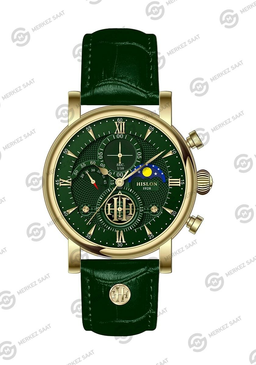 Hislon Men's Timeles's TM105G-15YG