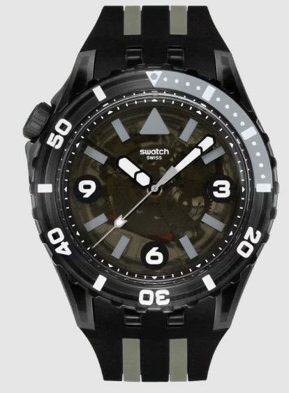 Swatch Sscu09B100 Scubaqua Black Sea Nettle Erkek Kol Saati