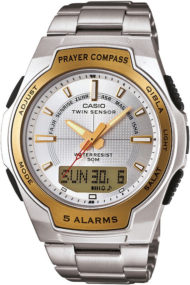 Casio Cpw-500Hd-7Avdr Kıbleyi Gösteren Erkek Kol Saati