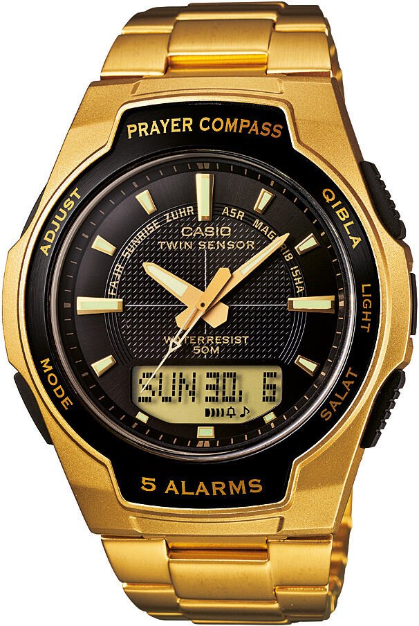 Casio Cpw-500Hg-1Avdr Kıbleyi Gösteren Erkek Kol Saati