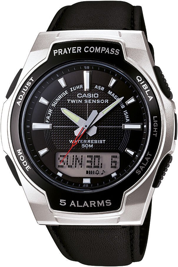 Casio Cpw-500Hl-1Avdr Kıbleyi Gösteren Erkek Kol Saati