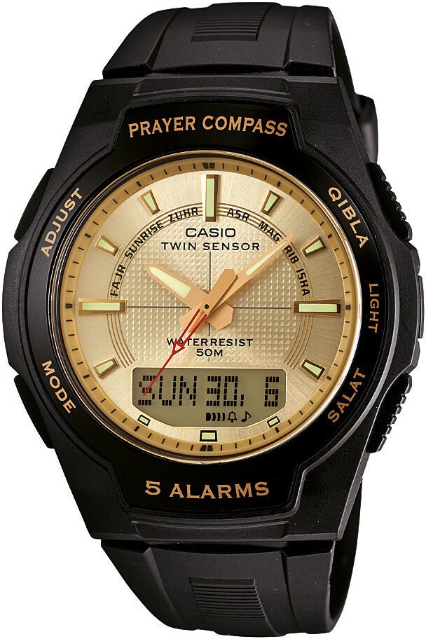 Casio Cpw-500H-9Avdr Kıbleyi Gösteren Erkek Kol Saati