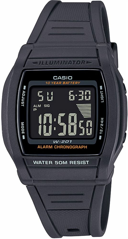 Casio W-201-1Bvdf Digital Erkek Kol Saati