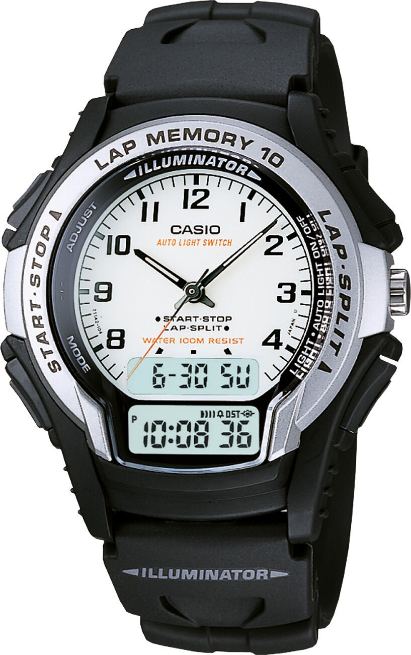 Casio WS-300-7BVSDF Analog Digital Combination Erkek Kol Saati