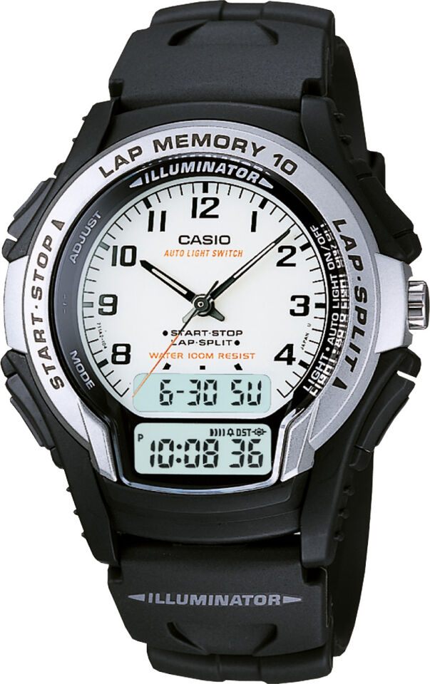 Casio WS-300-7BVSDF Analog Digital Combination Erkek Kol Saati