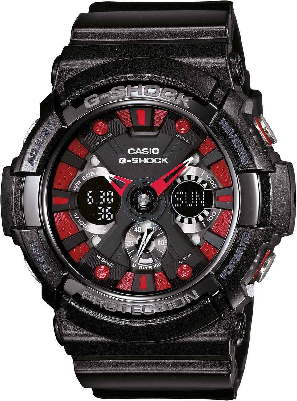 Casio GA-200SH-1ADR G-Shock Erkek Kol Saati