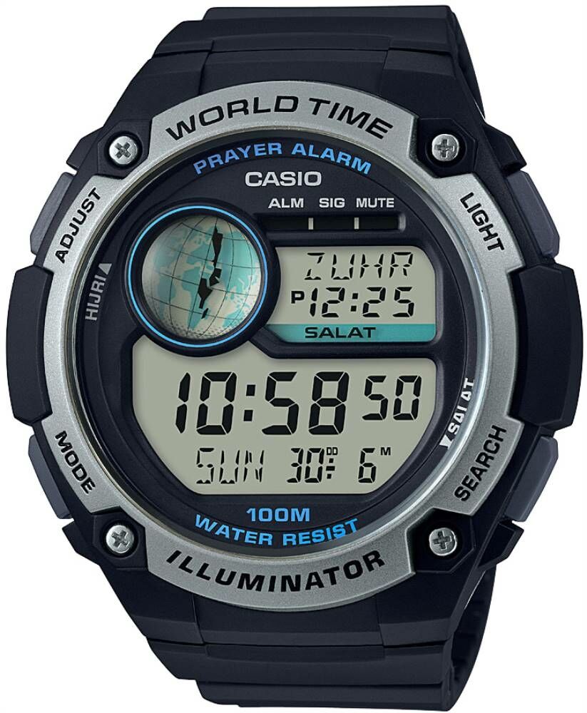 Casio Cpa-100-1Avdf Namaz Vakitlerini Gösteren Erkek Kol Saati