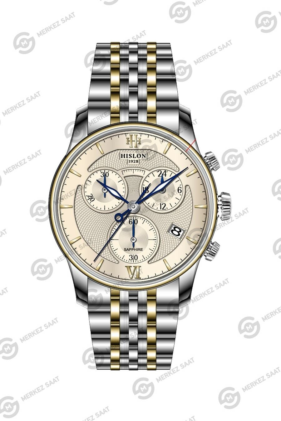 Hislon Men's Masterwork MS228T-08SG