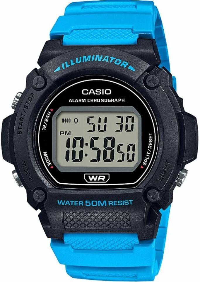 Casio W-219H-2A2VDF Digital Erkek Kol Saati