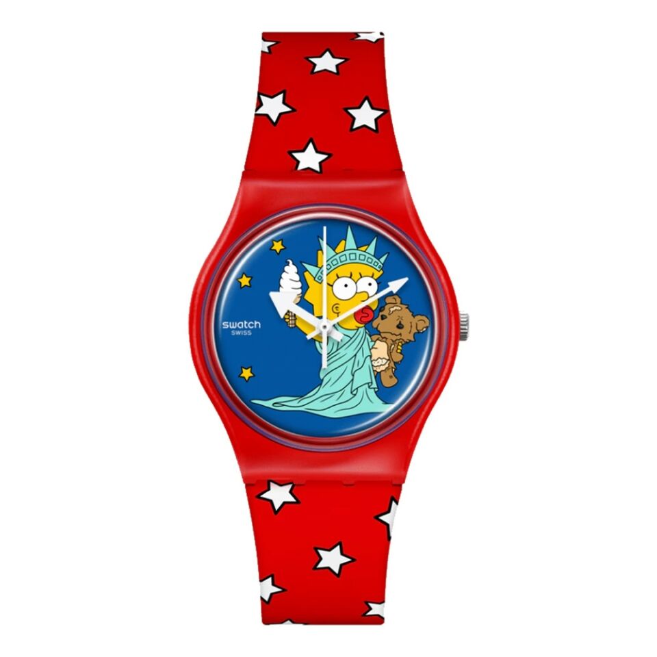 Swatch So28Z120 Little Lady Liberty Bayan Kol Saati