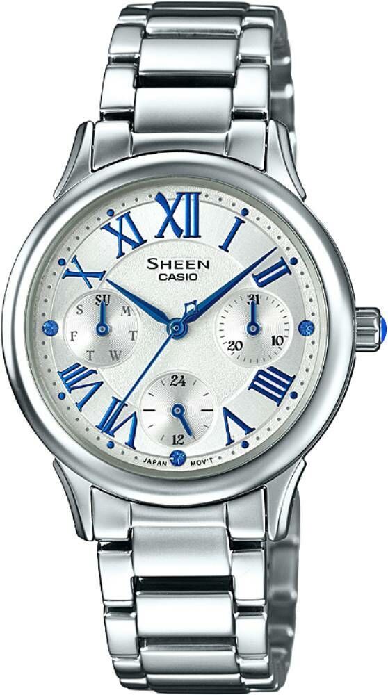 Casio She-3049D-7Audr Sheen Kadın Kol Saati