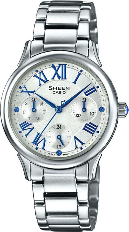 Casio She-3049D-7Audr Sheen Kadın Kol Saati