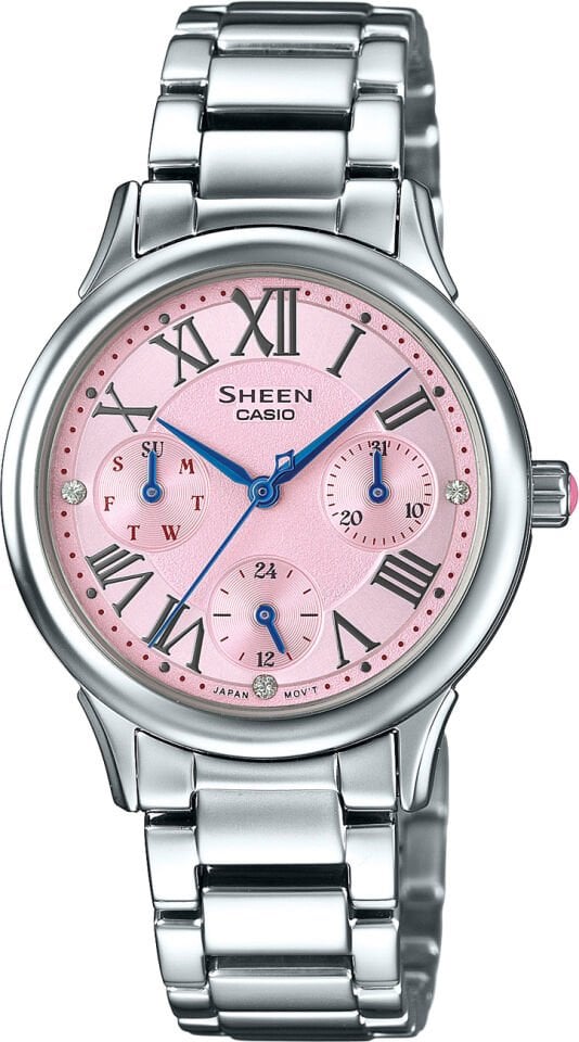 Casio She-3049D-4Audr Sheen Kadın Kol Saati