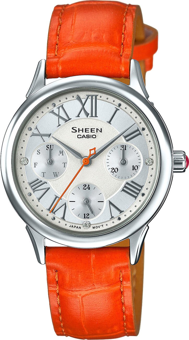 Casio She-3049L-7Audr Sheen Kadın Kol Saati