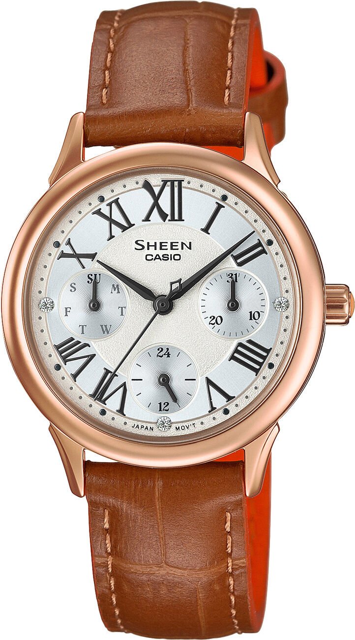 Casio She-3049Pgl-7Audr Sheen Kadın Kol Saati