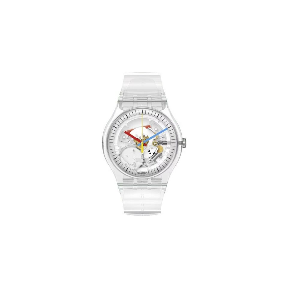 Swatch So29K100-S06 Clearly New Gent Unisex Kol Saati
