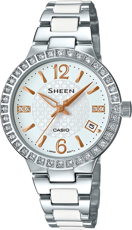 Casio She-4049D-7Audr Sheen Kadın Kol Saati
