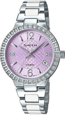 Casio She-4049D-6Audr Sheen Kadın Kol Saati