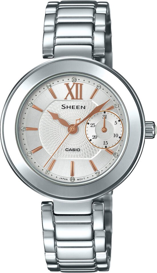 Casio She-3050D-7Audr Sheen Kadın Kol Saati