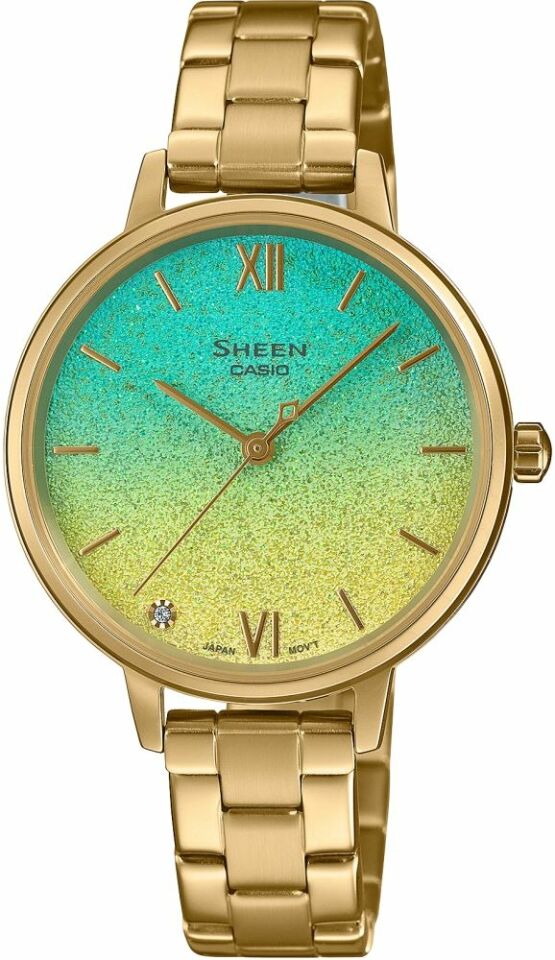 Casio She-4548G-2Audf Sheen Kadın Kol Saati