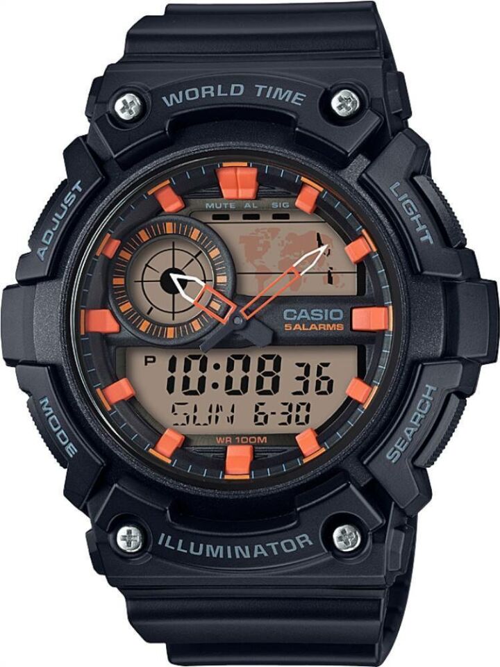 Casio Aeq-200W-1A2Vdf Digital Erkek Kol Saati