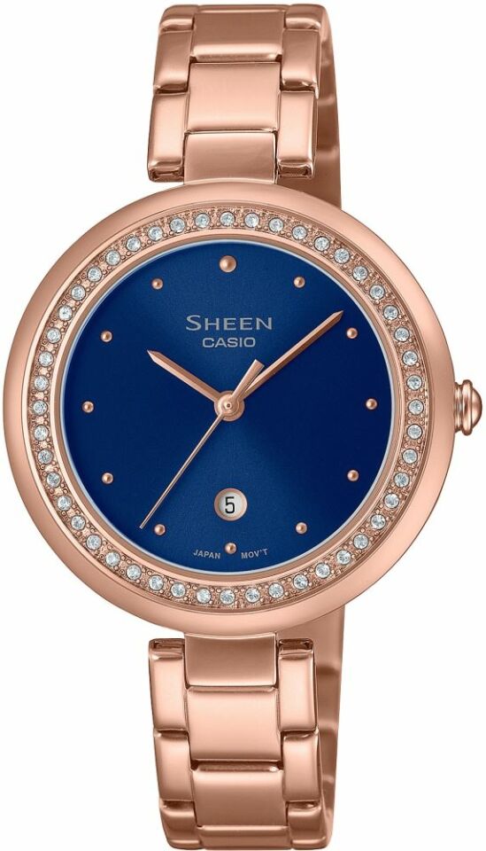 Casio She-4556Pg-2Audf Sheen Kadın Kol Saati