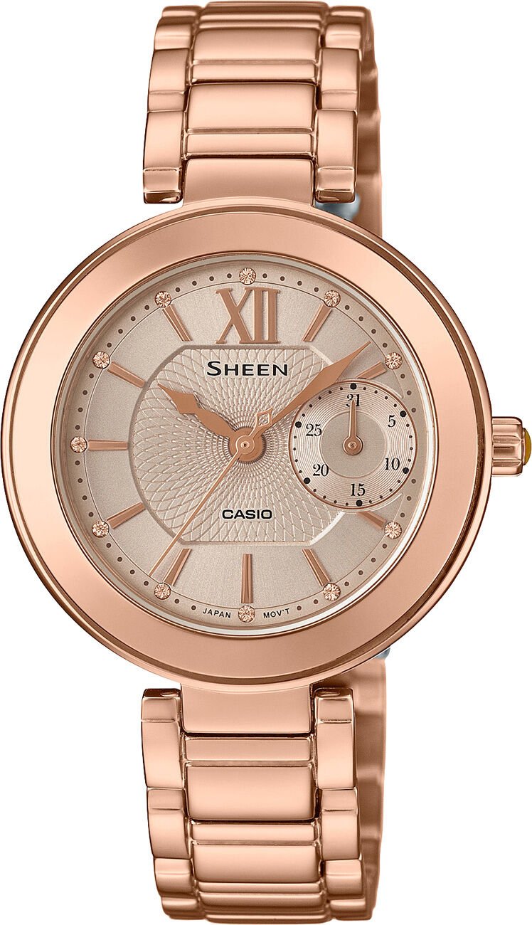 Casio She-3050Pg-7Audr Sheen Kadın Kol Saati