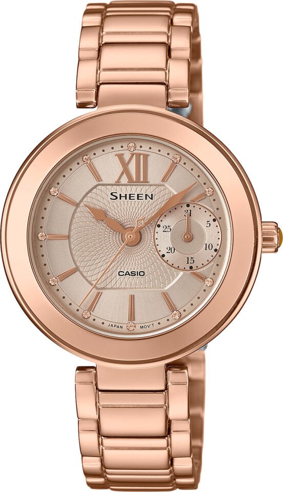 Casio She-3050Pg-7Audr Sheen Kadın Kol Saati
