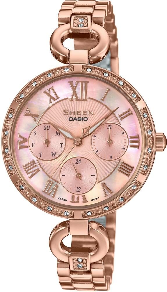 Casio She-3067Pg-4Audf Sheen Kadın Kol Saati