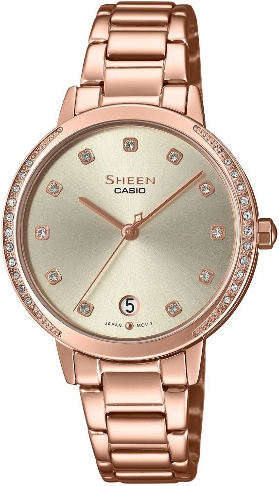 Casio She-4056Pg-4Audf Sheen Kadın Kol Saati