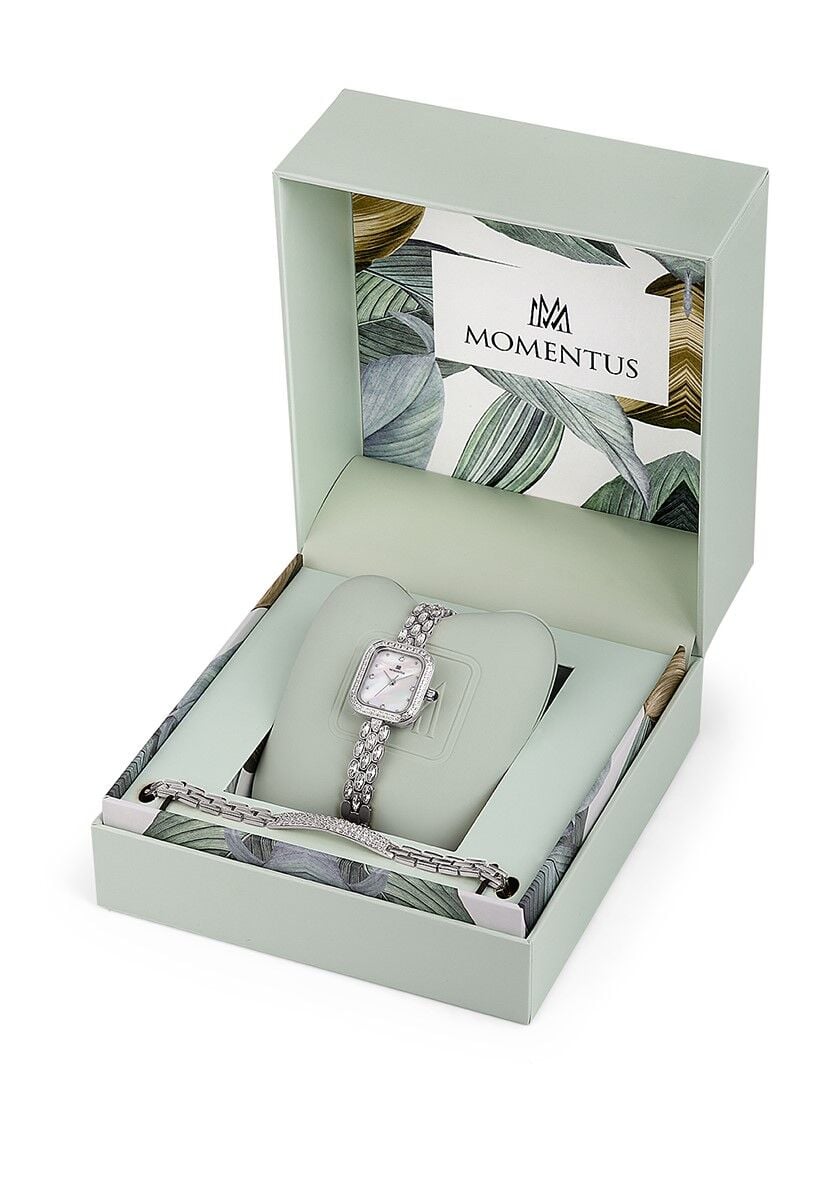 Momentus SS403S-09SSS (Set) Kadın Kol Saati Ve Bileklik