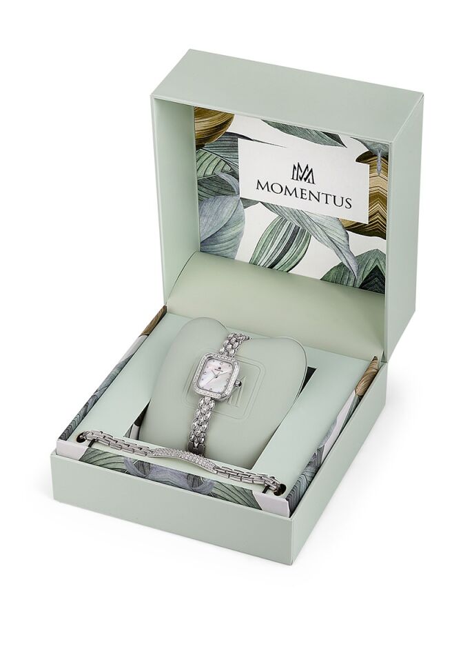 Momentus SS403S-09SSS (Set) Kadın Kol Saati Ve Bileklik
