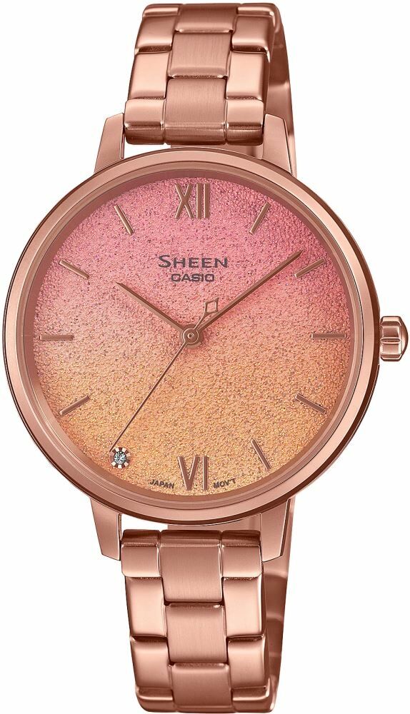 Casio She-4548Pg-4Audf Sheen Kadın Kol Saati