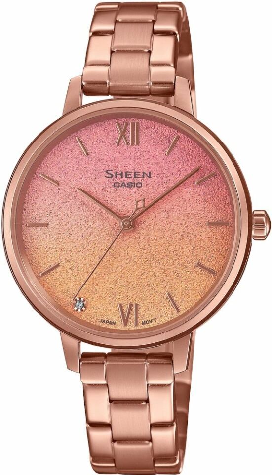 Casio She-4548Pg-4Audf Sheen Kadın Kol Saati