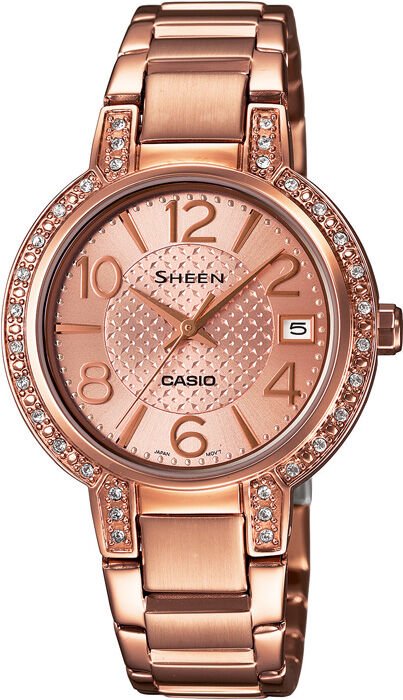 Casio She-4804Pg-9Audr Sheen Kadın Kol Saati