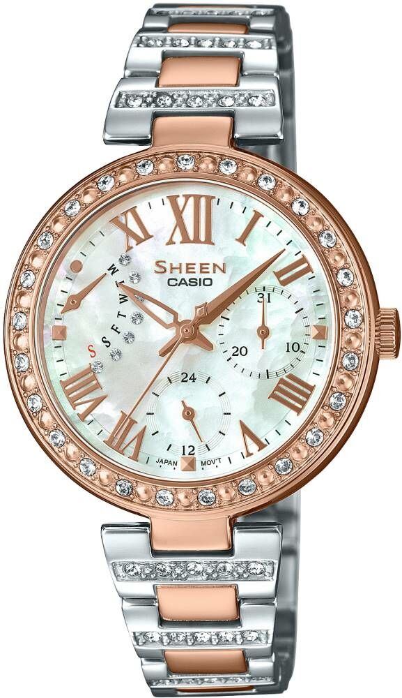 Casio She-3043Spg-7Budr Sheen Kadın Kol Saati