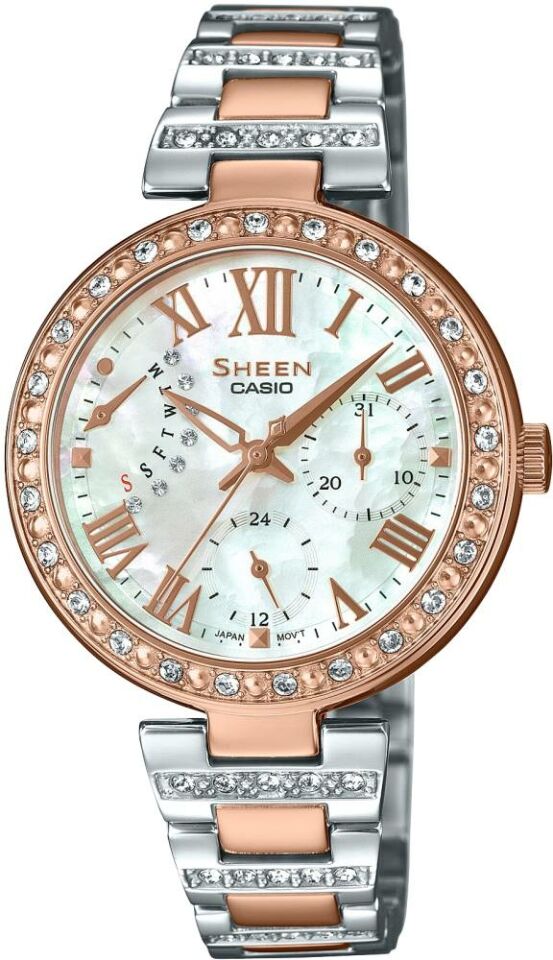 Casio She-3043Spg-7Budr Sheen Kadın Kol Saati