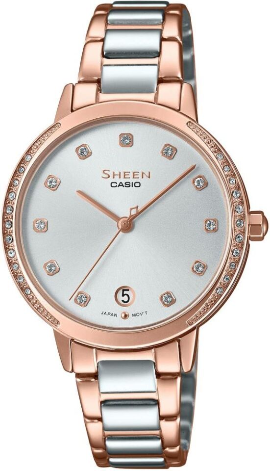 Casio She-4056Spg-7Audf Sheen Kadın Kol Saati